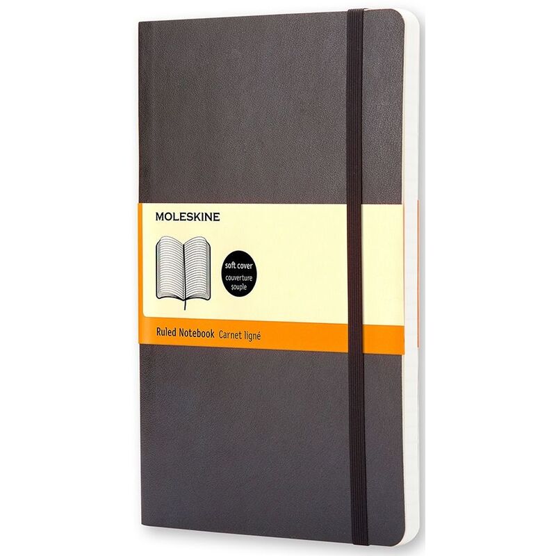 Moleskine Classic Notizbuch, Softcover, A6, liniert, schwarz - 9788883707100_01_ow