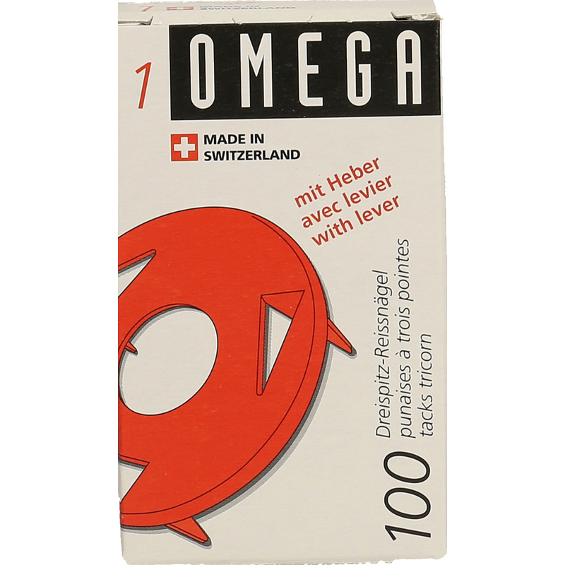 Omega Reissnägel Nr. 1, 100 Stück - 7610709001586_01_ow
