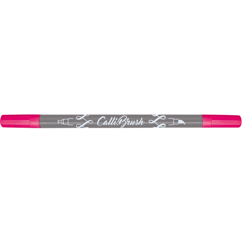 ONLINE feutre CalliBrush Double Tip, rose fluo - 4014421190567_01_ow