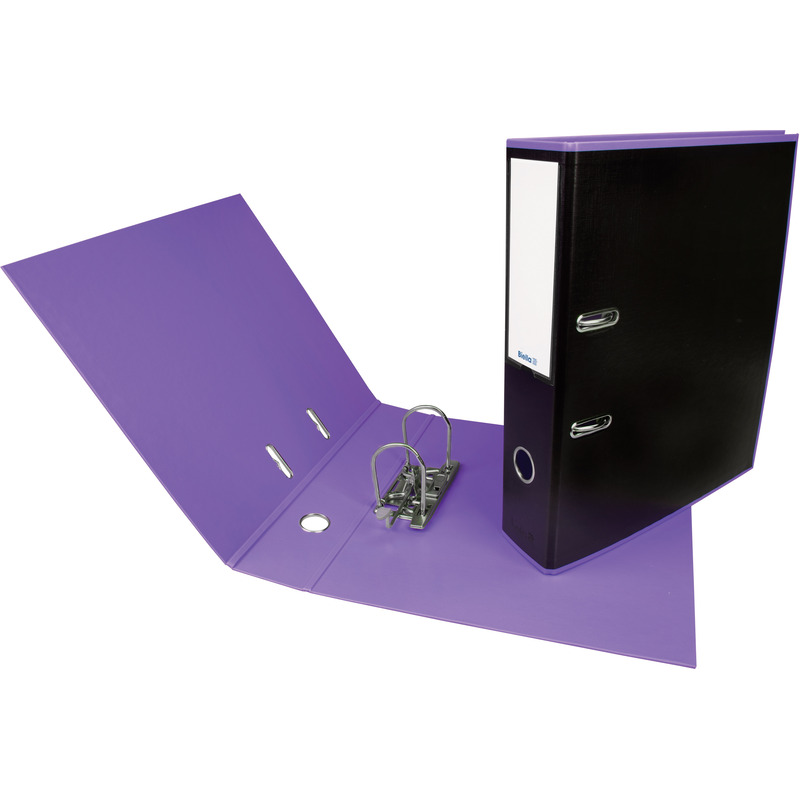Biella Ordner Black Office, A4, 7 cm, violett - 7611365472154_01_ow
