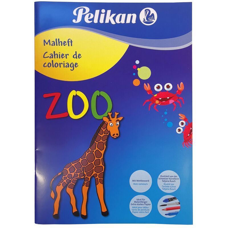 Pelikan Pelikan cahier à colorier Zoo, A4 