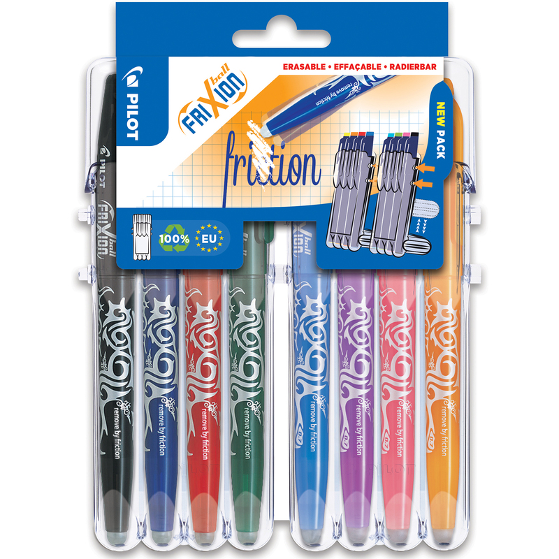Pilot stylo roller FriXion Ball Set2Go, 8 pièces, 0.7 mm - 3131910551591_01_ow