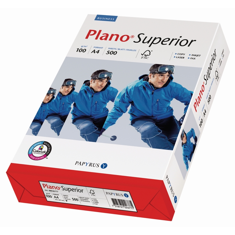 Plano Superior Papier, A4, 100 g/m² - 7318761080142_01_ow