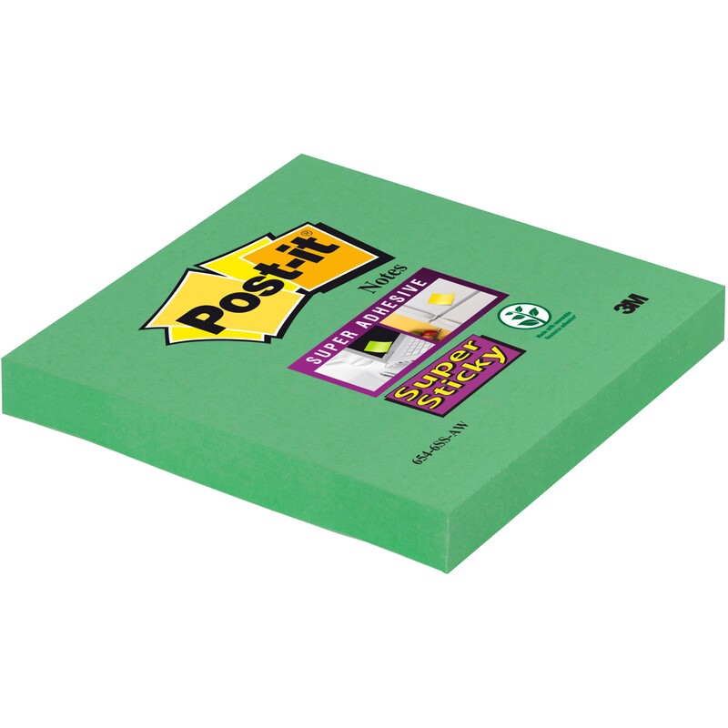 Post-it notes adhésives Super Sticky, 76 x 76 mm, 90 feuilles - 51141380865_01_ow