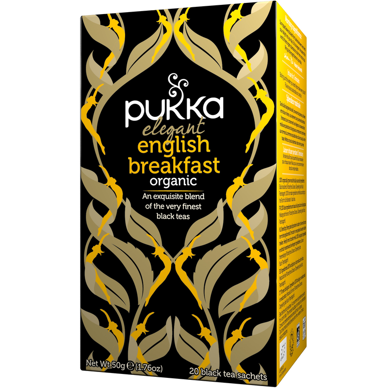 Pukka Schwarztee Elegant English Breakfast, Bio, 20 Stück - 5060229013927_01_ow