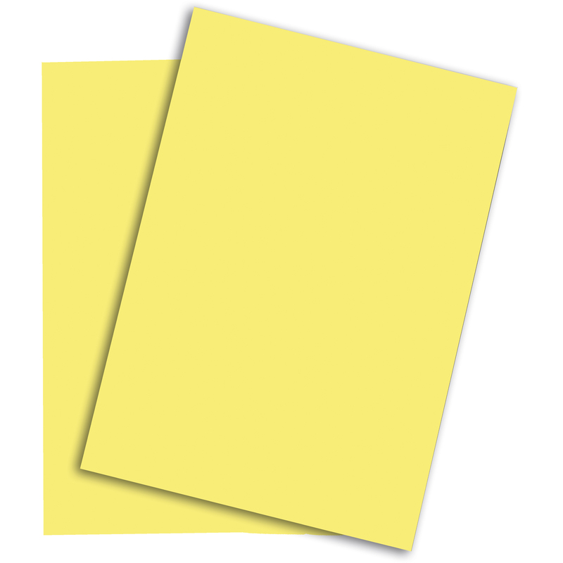 Rainbow papier couleur, A4, 160 g/m2, jaune moyen 