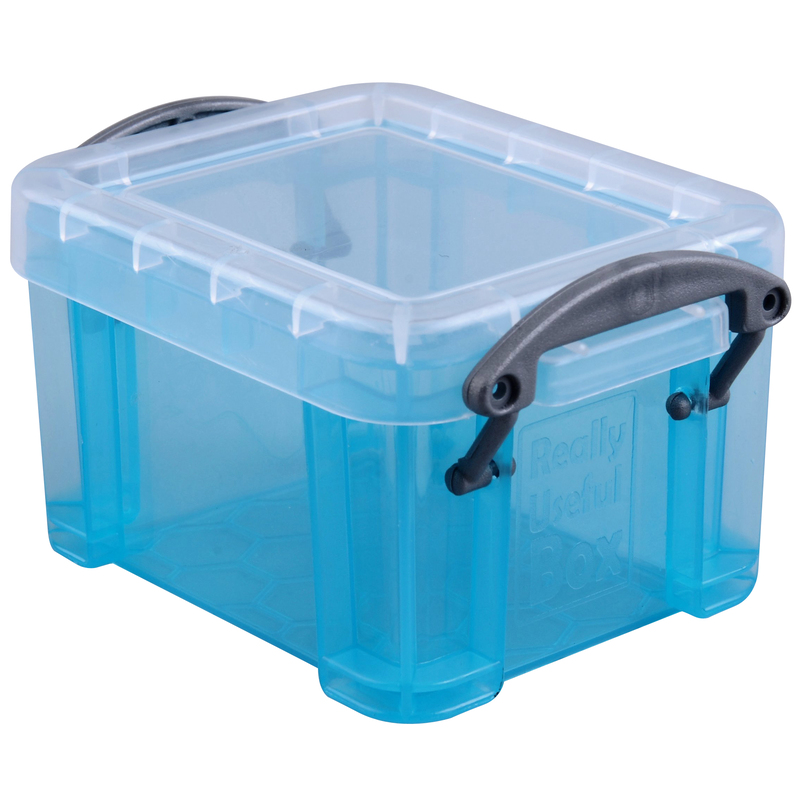 Really Useful Box Aufbewahrungsbox, 0.14 l, azur - 5060231634295_01_ow