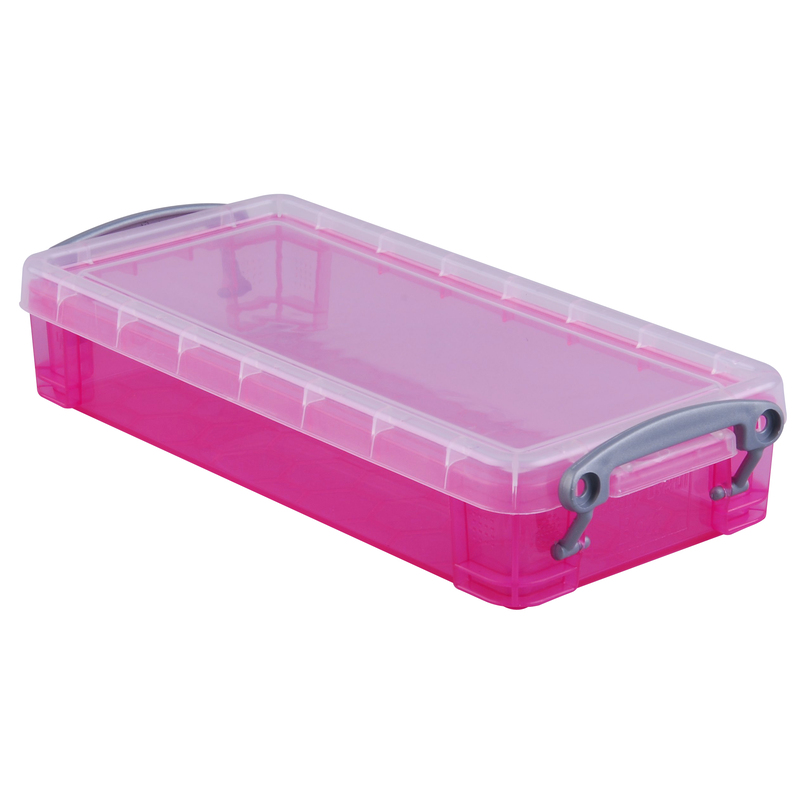 Really Useful Box Aufbewahrungsbox, 0.55 l, pink - 5060231635490_01_ow