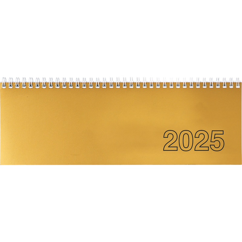 Rido Idé Pultagenda 2025 Septant, 1 Woche auf 1 Seiten, gold