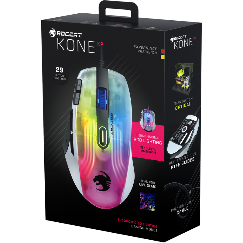 Roccat Kone XP Gaming-Maus, weiss