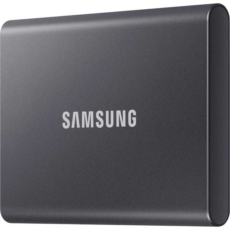 Samsung disque dur externe SSD Portable T7, gris, 1000 GB, USB 3.2, 1 pièces - 8806090312397_03_ow