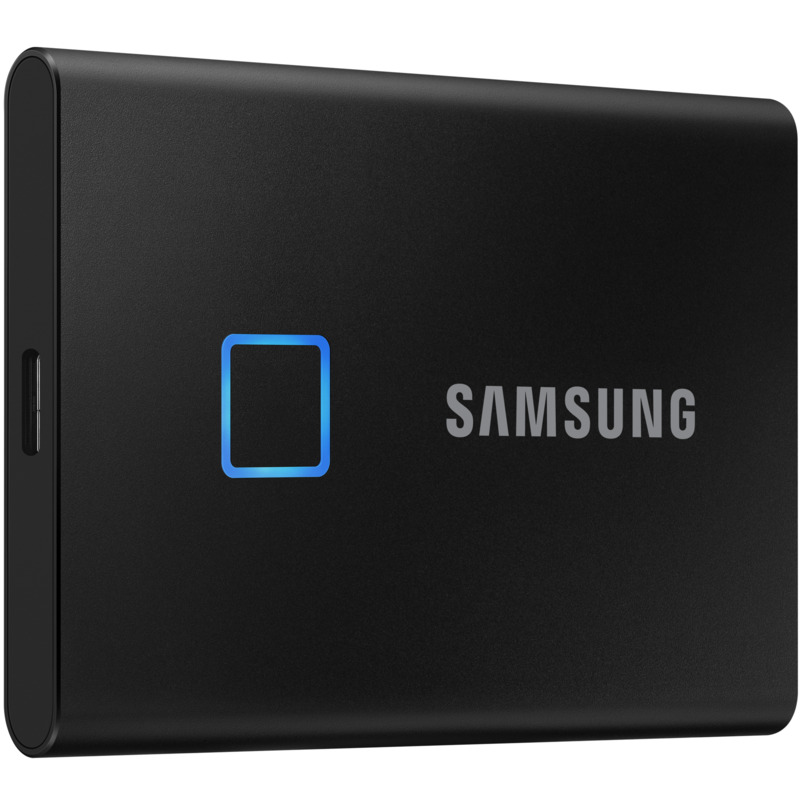 Samsung disque dur externe SSD Portable T7 Touch, Black - 8806090195280_03_ow