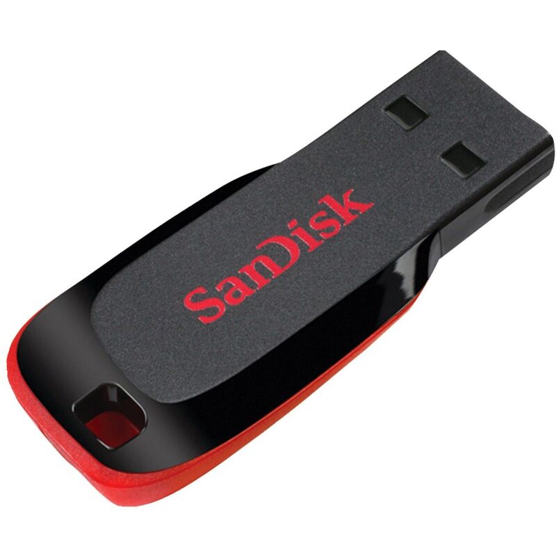 SanDisk USB-Stick Blade, 32 GB, USB 2.0, 1 Stück - 619659000431_01_ow