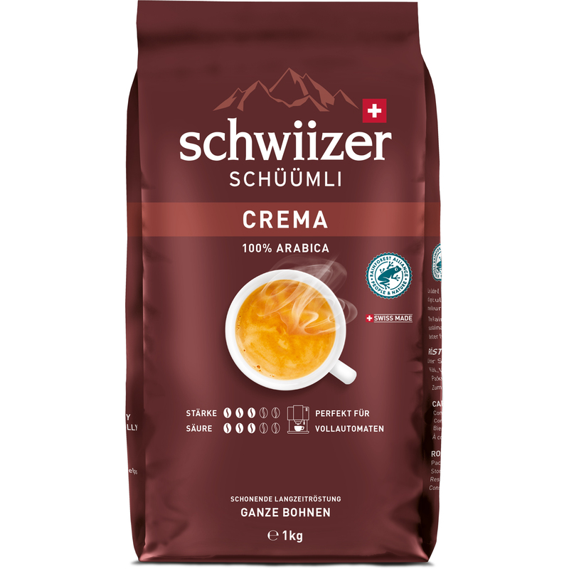 Schwiizer Schüümli café en grains Crema, 1 pièce - 7617014124641_01_ow
