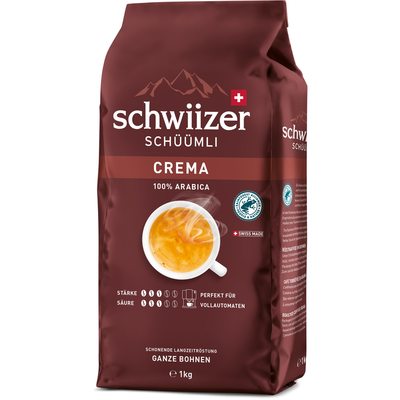 Schwiizer Schüümli café en grains Crema, 1 pièce - 7617014124641_02_ow