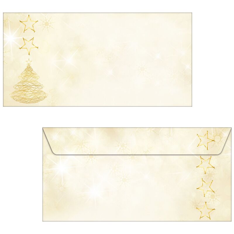Sigel enveloppes de Noël, Graceful Christmas, C6/5, 50 Unité - 4004360835353_01_ow