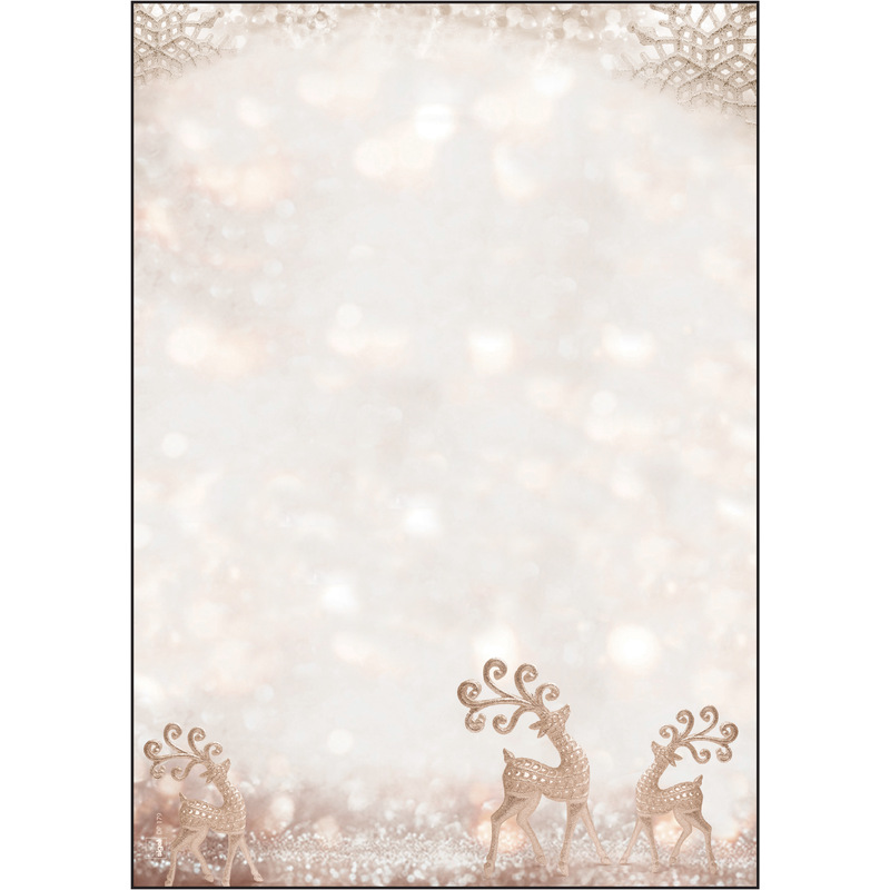 Sigel papier de Noël, A4, Brilliant Deer, 100 feuilles - 4004360815409_01