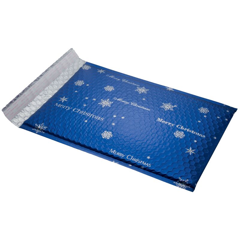 Sigel pochettes rembourrées à bulles dair Blue Snowflake, 3 pièces, 250 x 335 mm, bleu, 3 Unité - 4004360826818_02_ow