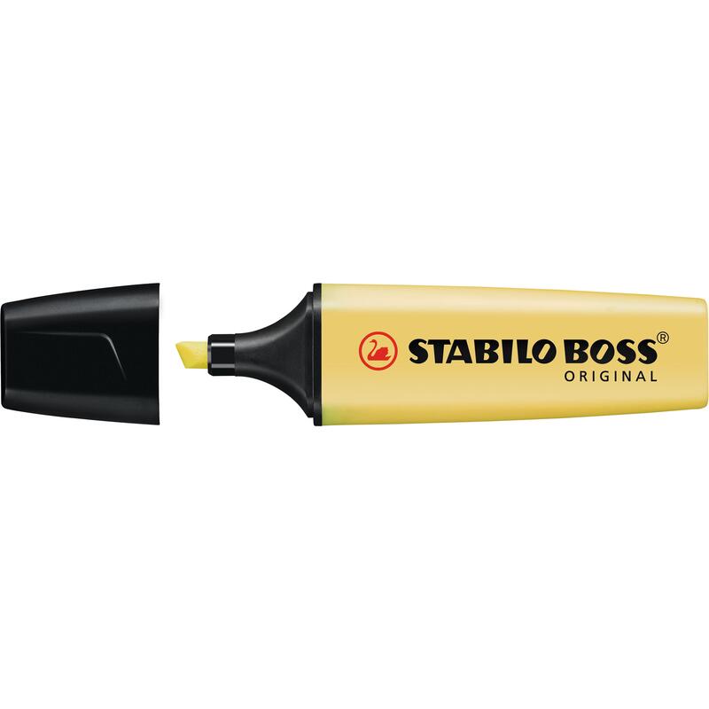 Stabilo Boss Leuchtstift Pastell, gelb - 4006381492416_02_ow