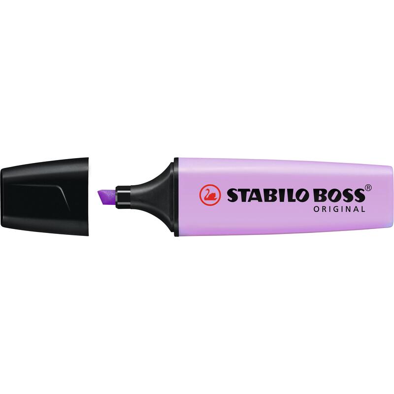 Stabilo Boss Leuchtstift Pastell, lila - 4006381492355_02_ow