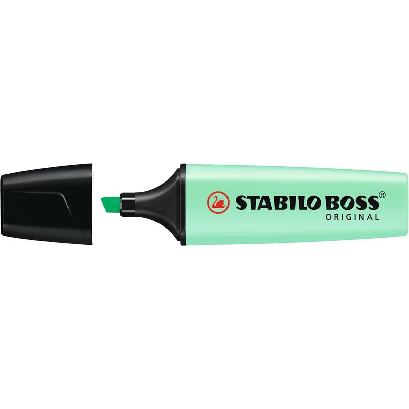 Stabilo Boss Leuchtstift Pastell, minze - 4006381492263_02_ow