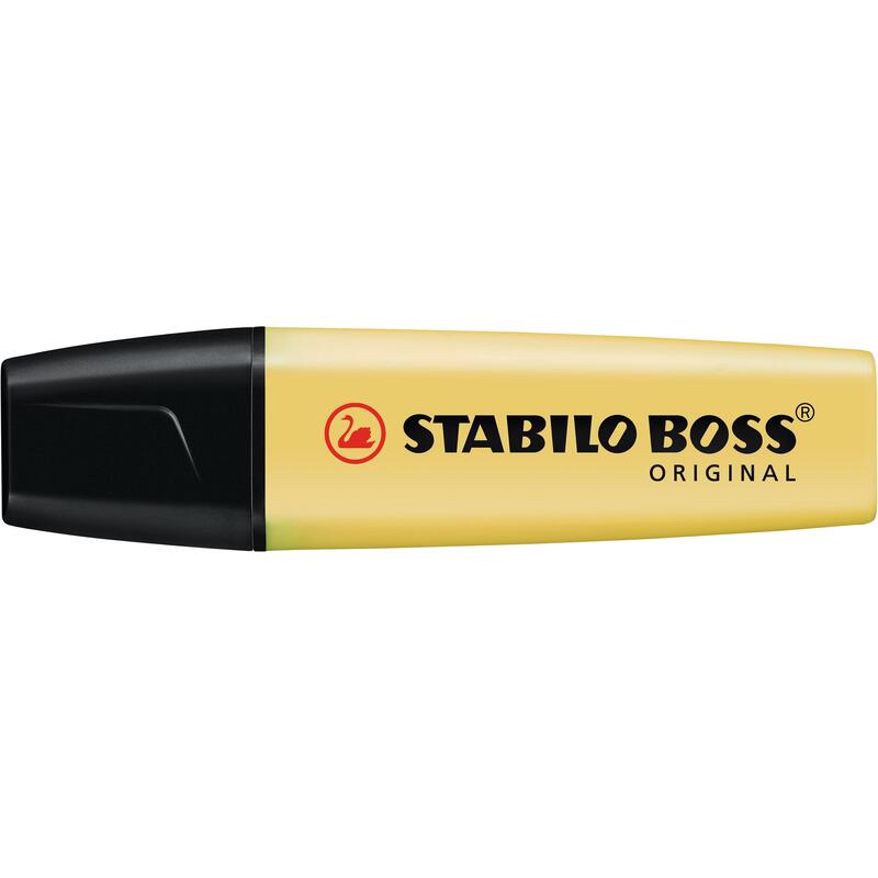 STABILO Boss Original Pastel Surligneur Marqueur Stylos – Paquet De 10 –  Jaune
