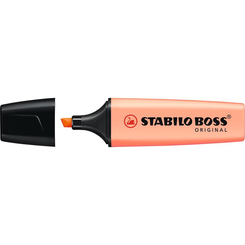 Stabilo Boss surligneur pastel, pêche - 4006381492386_02_ow