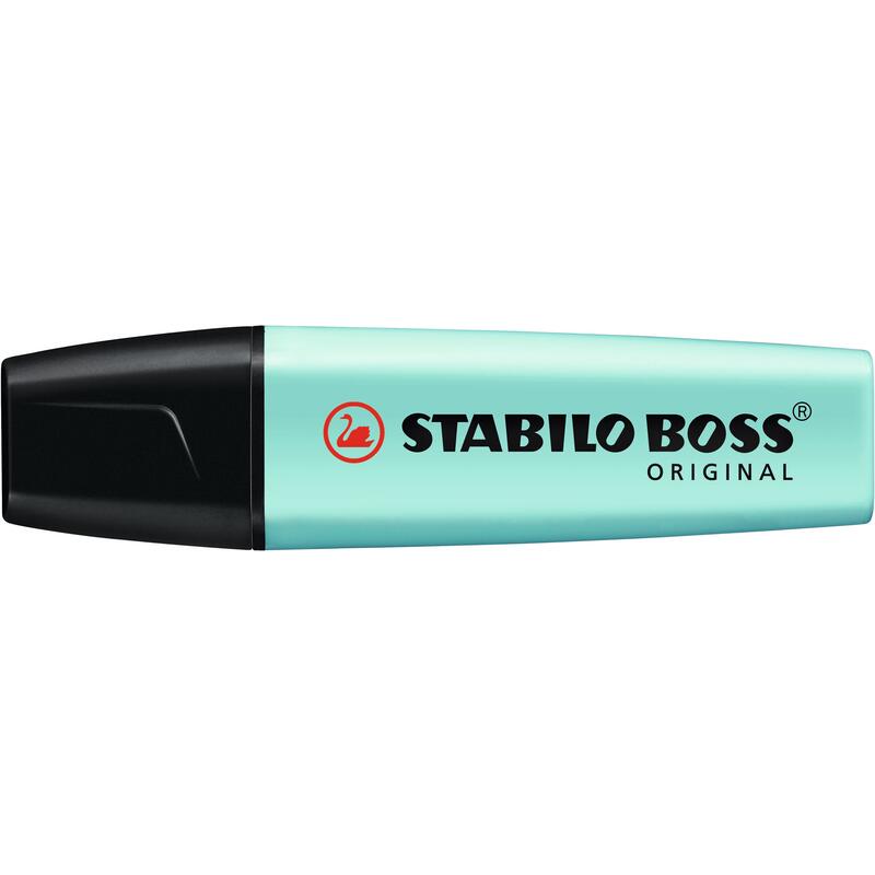 STABILO GREEN BOSS Pastel - Etui de 4 surligneurs pastel -  Lilas/Rose/Menthe/Turquoise