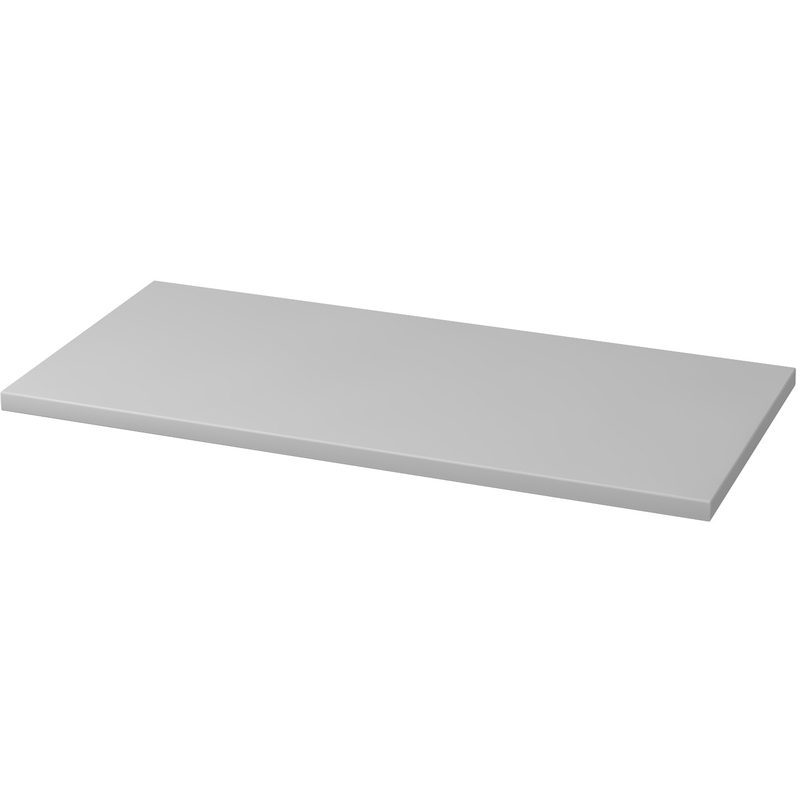 tablette supplémentaire pour étagères Tarys avec panneau arrière pliable, 80 cm, gris - 19007307