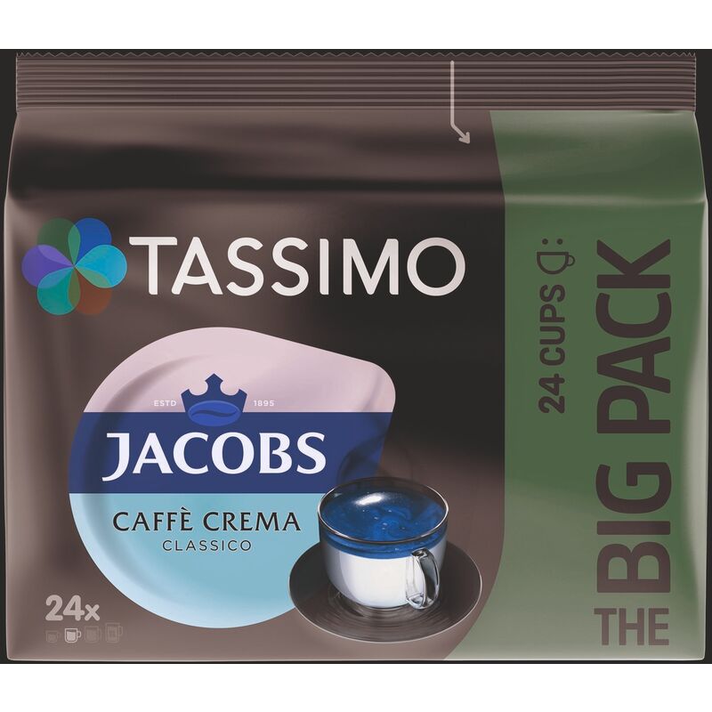 Tassimo Kapseln Jacobs Caffè Crema Classico, 24 Stück - 8711000502136_01_ow