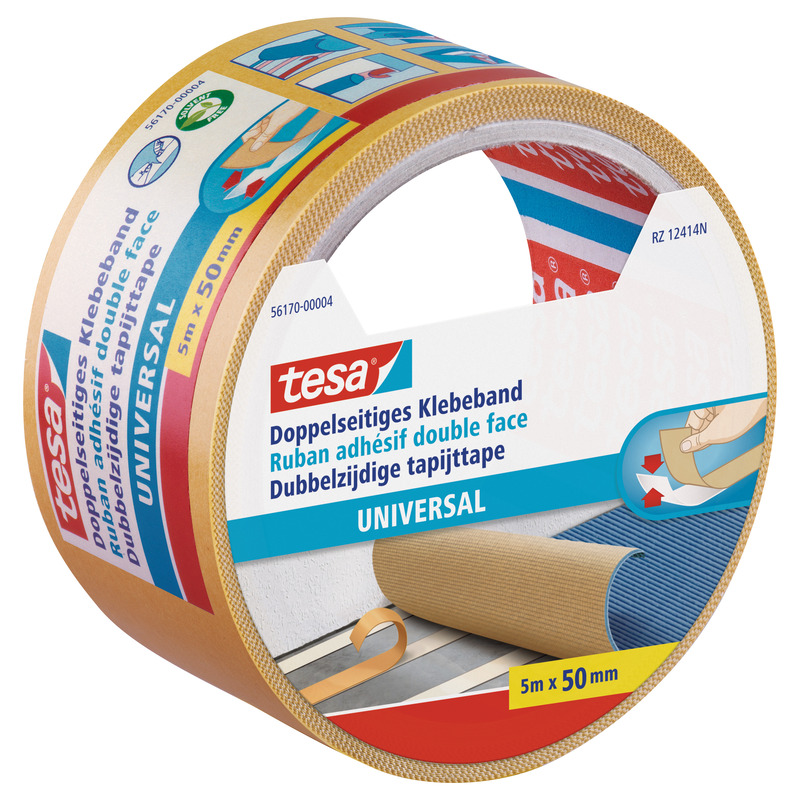 Tesa - Ruban adhésif d'emballage double face - 50 mm x 5 m Pas