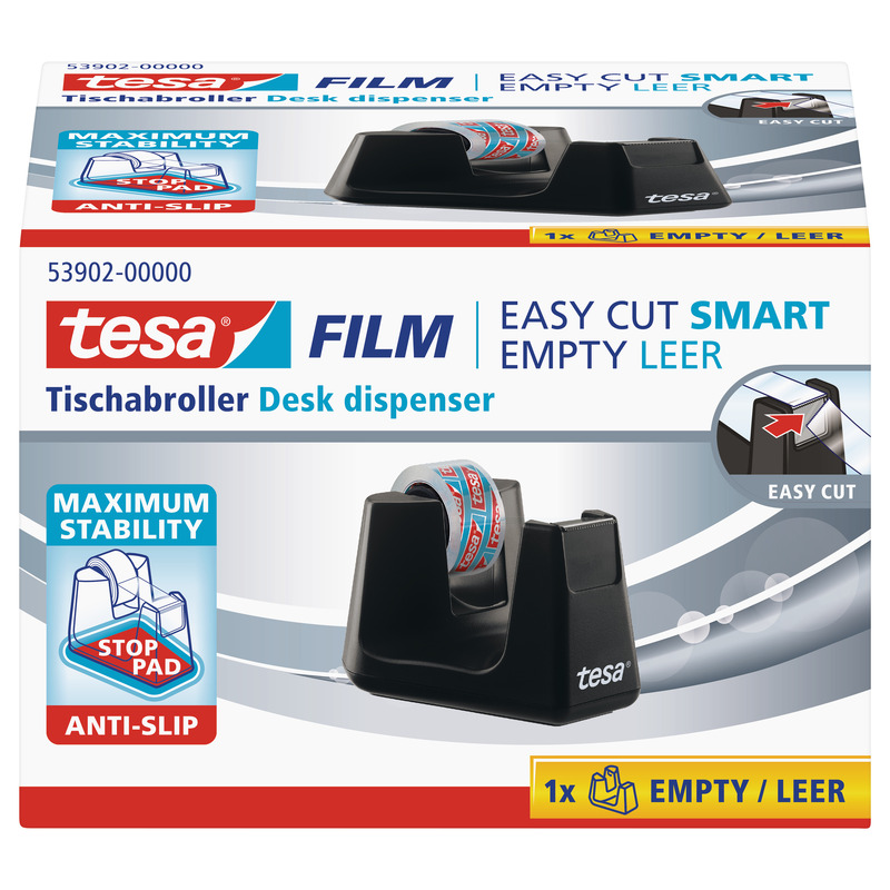 Tesa Tischabroller Easy Cut Smart, schwarz - 4042448259738_02_ow
