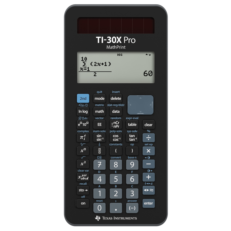 Texas Instruments Taschenrechner TI-30X Pro Mathprint - 3243480105927_01_ow
