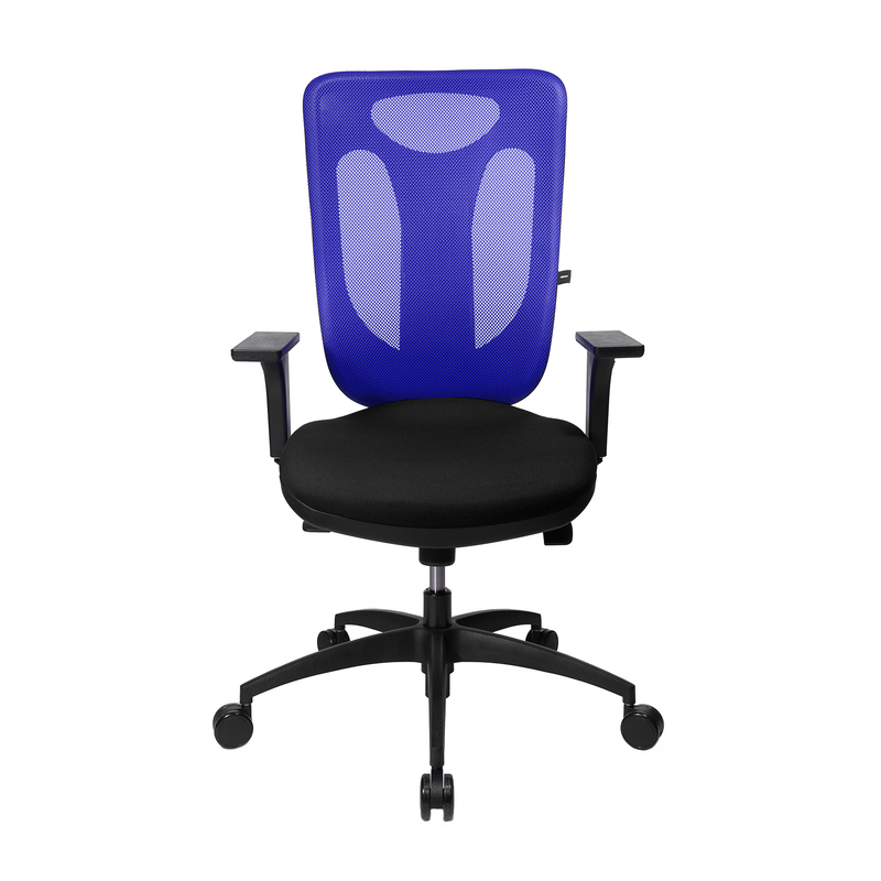 Topstar Open Net 100 chaise de bureau, noir/bleu royal - 26725_01