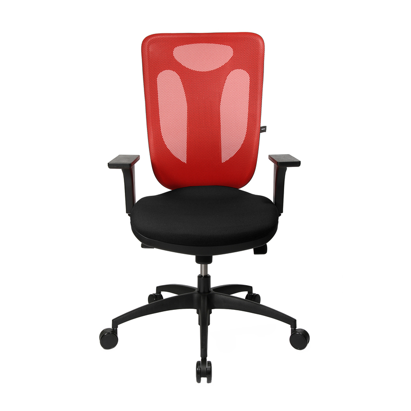 Topstar Open Net 100 chaise de bureau, noir, rouge - 26726_01
