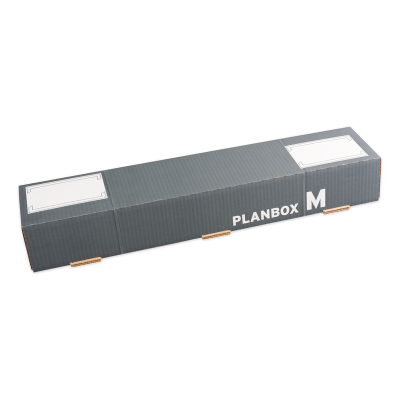 Elco tube carton Plan Case, 115 x 620 x 82 mm, gris, 1 pièces - 4250414107765_01_ow