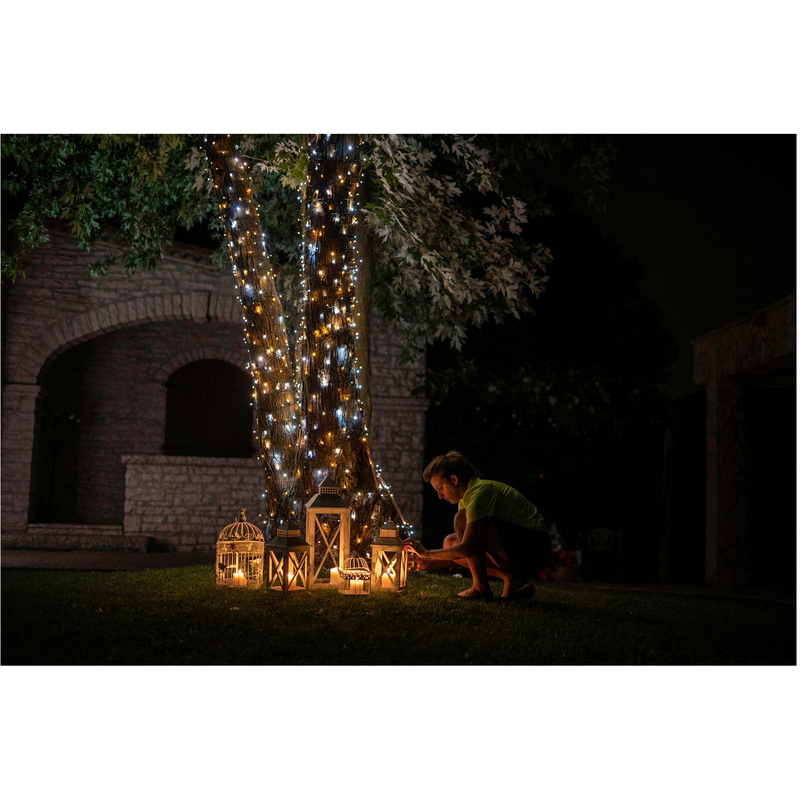 Rideau Lumineux de Noël, LEDs Guirlande Lumineuse de Noël, 3.3m