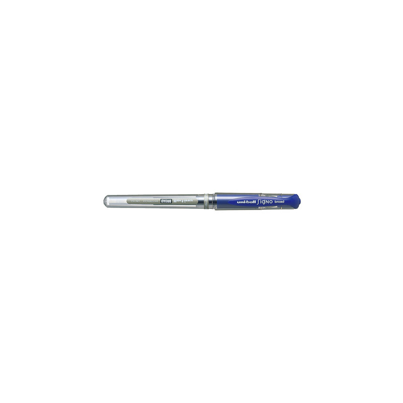Tracking number) 20 White Pen, Uni-Ball Signo UM-153 1.0mm Broad