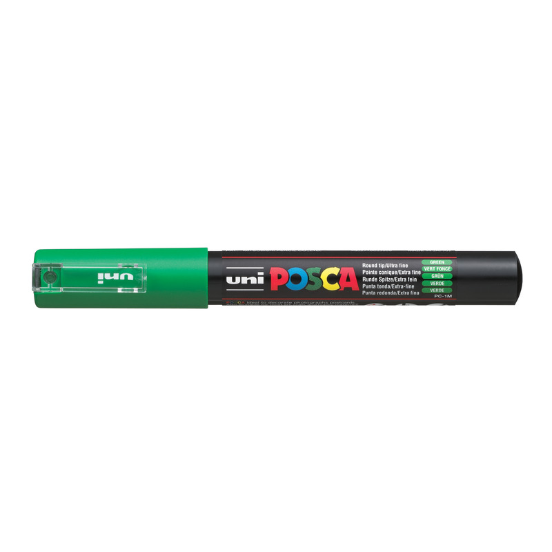 Uni-Ball Posca Marker PC-1MC, 0.7 mm, grün - 4902778653999_02_ow