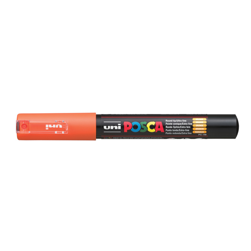 Uni-Ball Posca Marker PC-1MC, 0.7 mm, orange - 4902778653975_02_ow