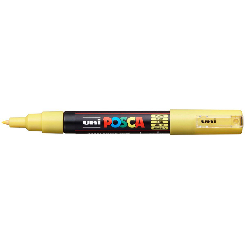 Uni-Ball marqueur Posca PC-1MC, 0.7 mm, jaune 