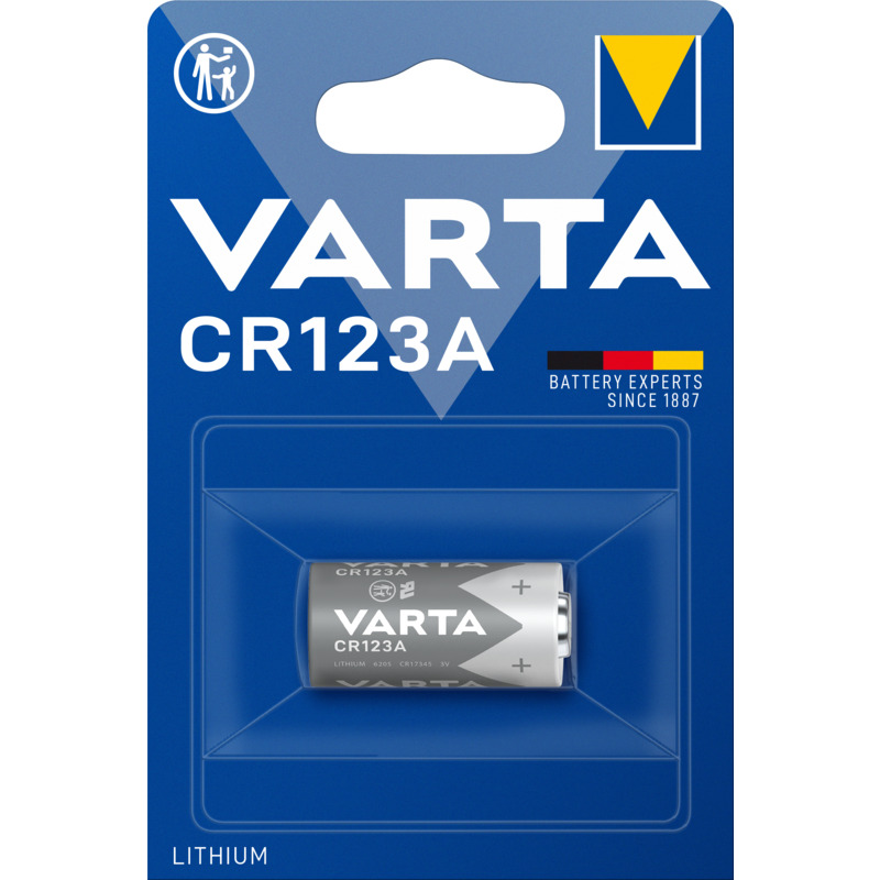 Varta Batterie, CR123A, 1 Stück - 4008496537280_01_ow
