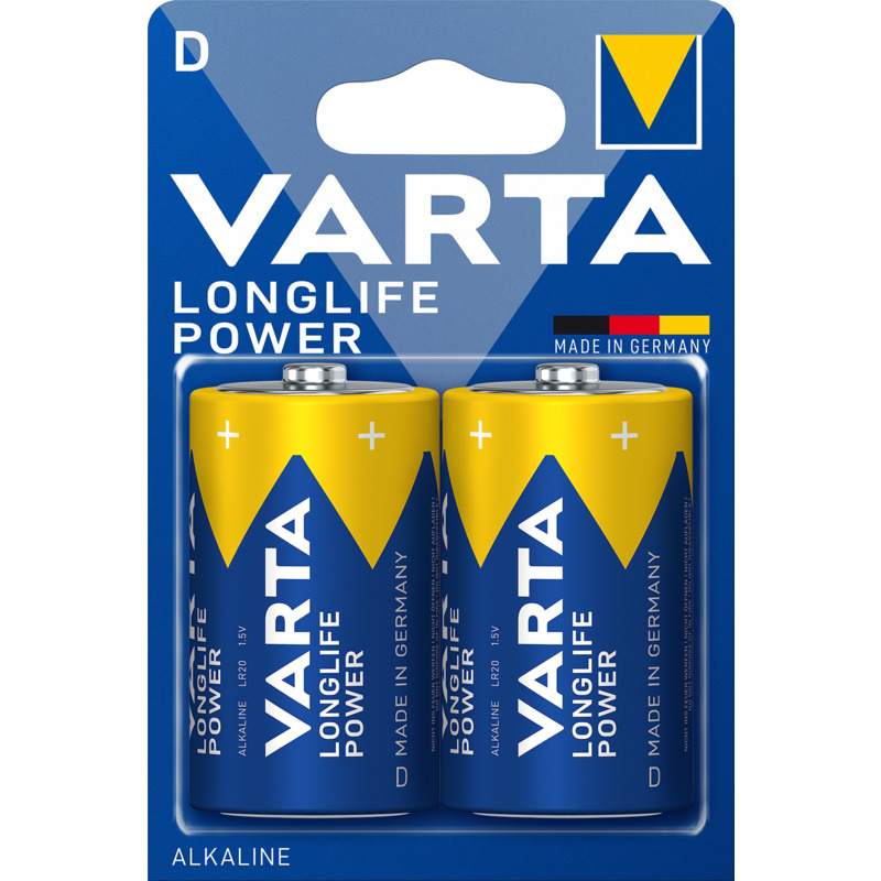 Varta Batterien Longlife Power, D/LR20, 2 Stück - 04920121412_0