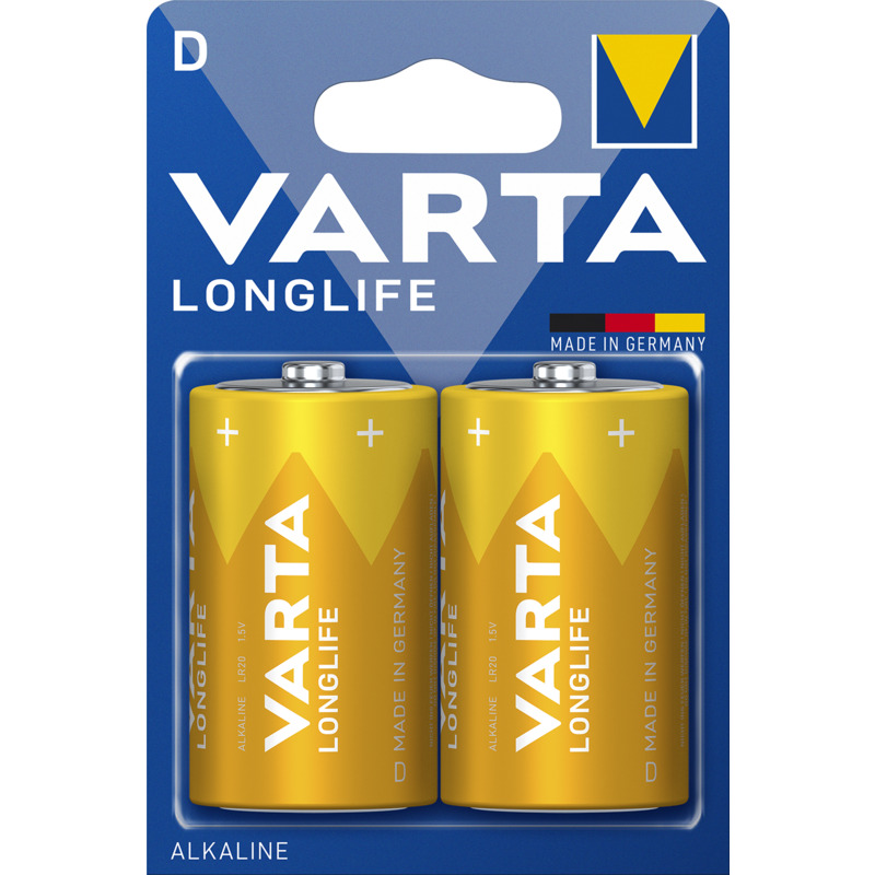 Varta piles Longlife, D/LR20, 2 pièce - 4008496525348_01_ow
