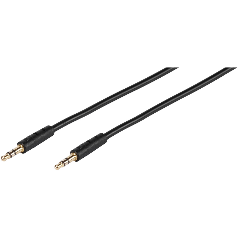 Vivanco câble audio, prise jack 3.5 mm, doré, 1 m 