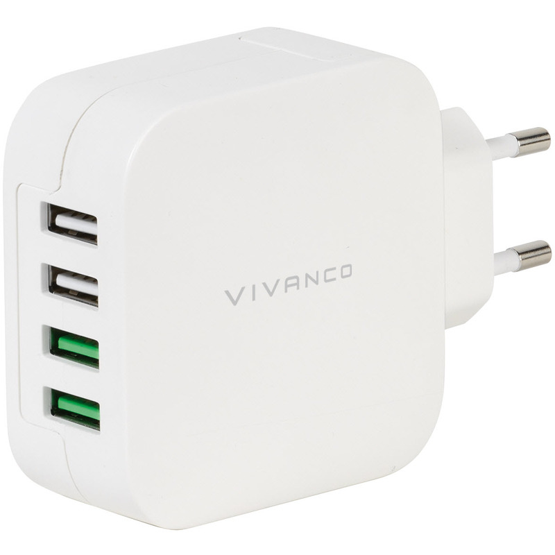 Vivanco chargeur USB avec Smart-IC, 4x USB-A - 36271_01