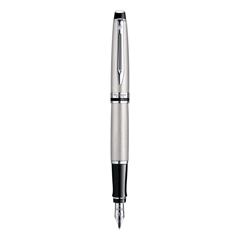 Waterman stylo-plume Expert Acier C.C., M, argenté - 3501170952061_01_ow