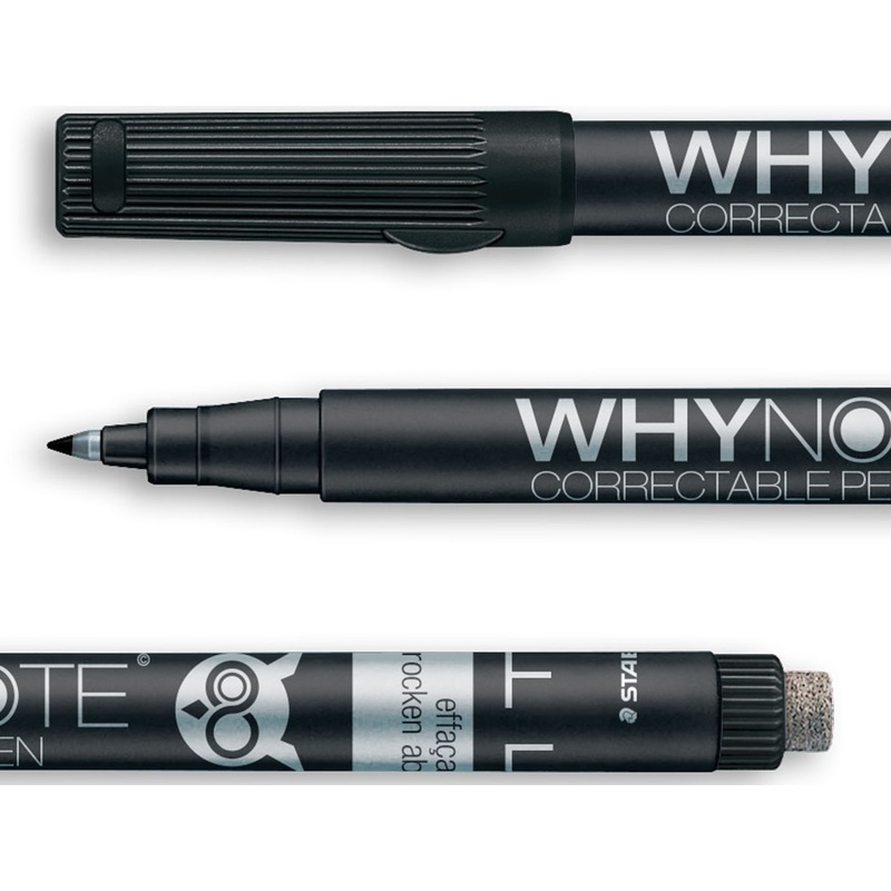 WhyNote stylo effaçable, noir - 7640153931900_03_ow