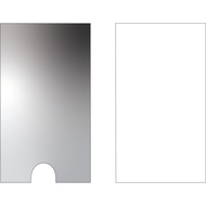 Sichtfenster, 55 x 102 mm, selbstklebend, 6 Stück
