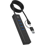 USB-C Hub - 3x USB-C, 4x USB-A